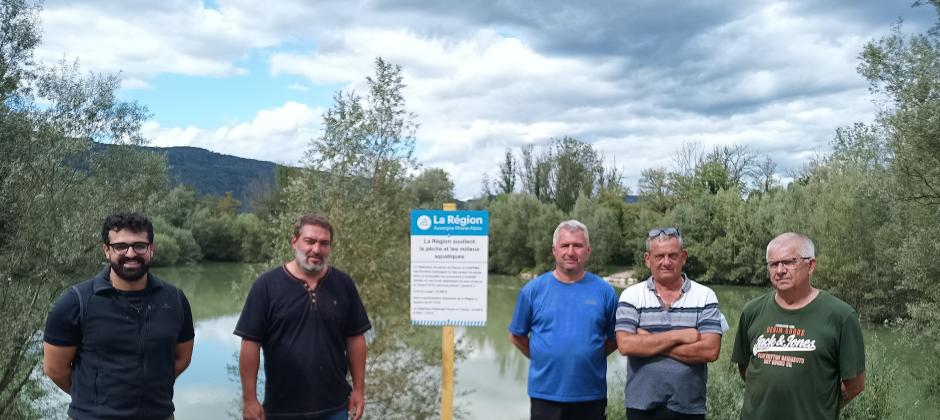 Réunion lancement chantier plan d'eau du Sauget