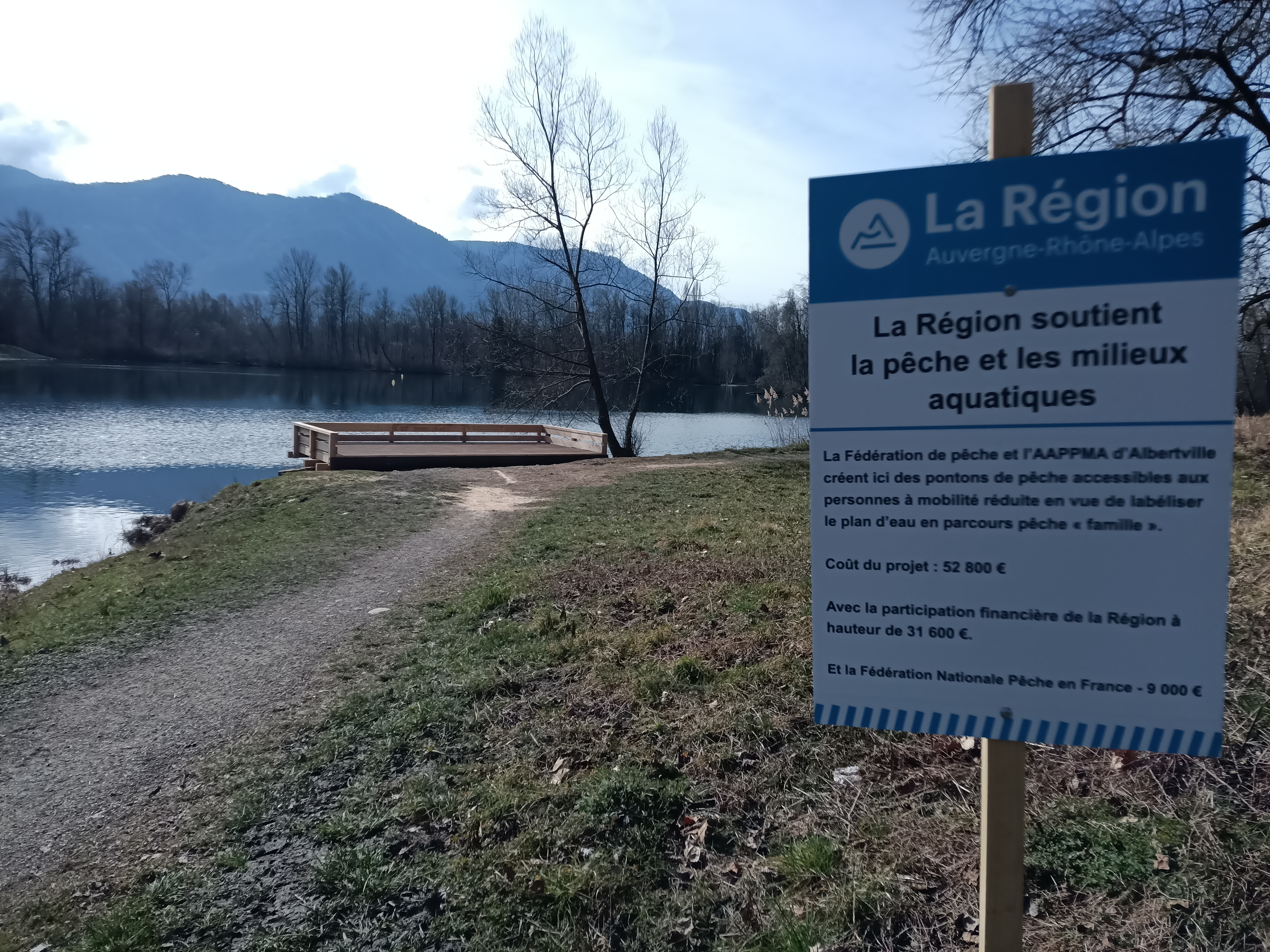 ponton pêche Grésyr sur Isère